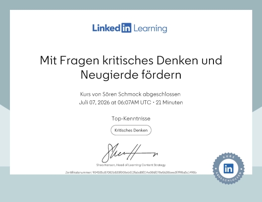 Mit Fragen kritisches Denken und Neugierde fördern